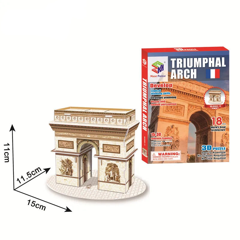 Puzzle 3D - Monument Du Monde