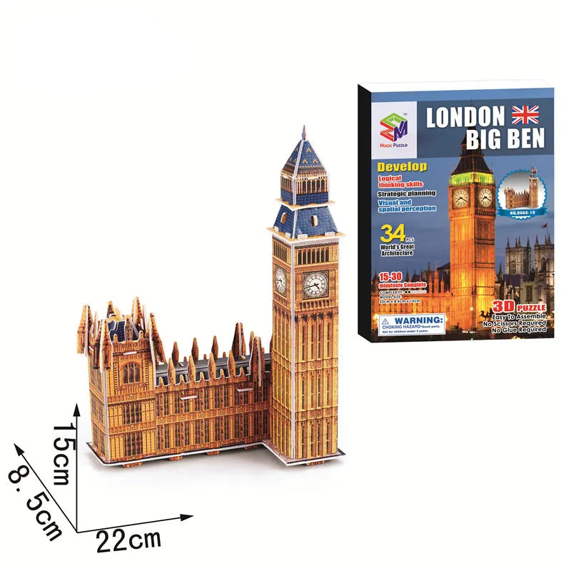 Puzzle 3D - Monument Du Monde