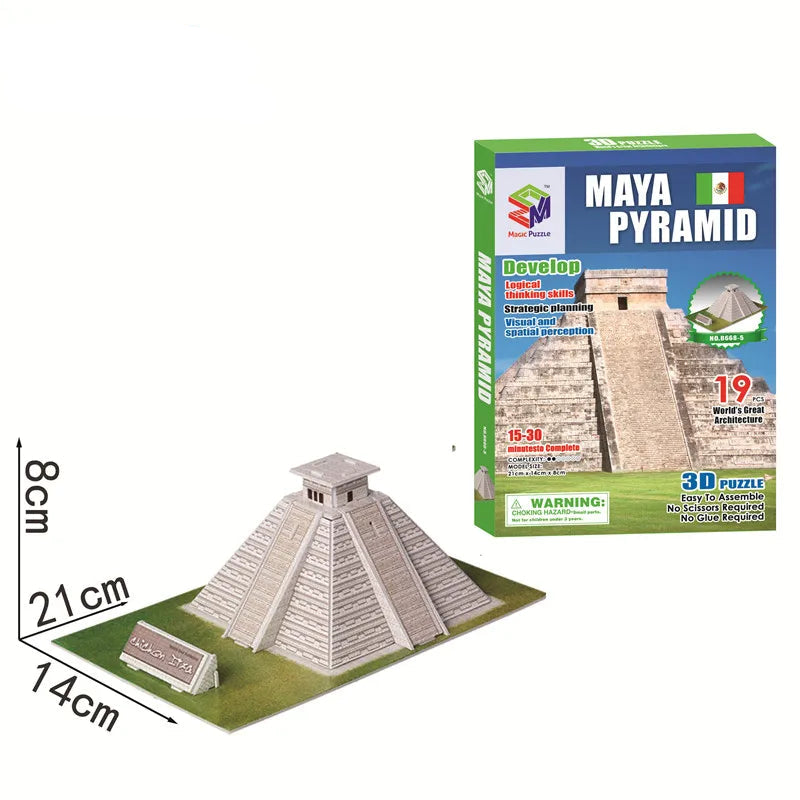 Puzzle 3D - Monument Du Monde