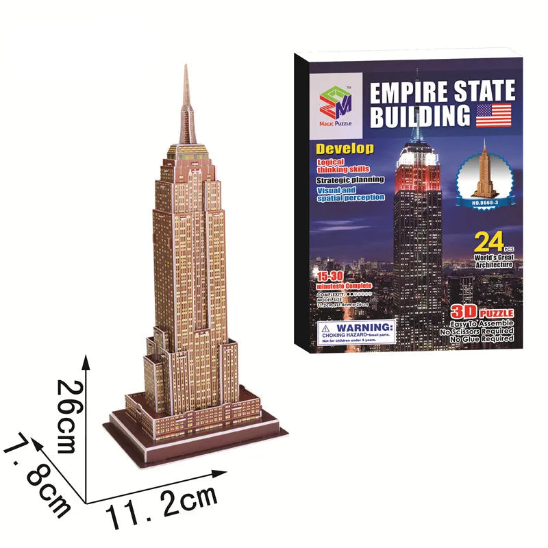 Puzzle 3D - Monument Du Monde