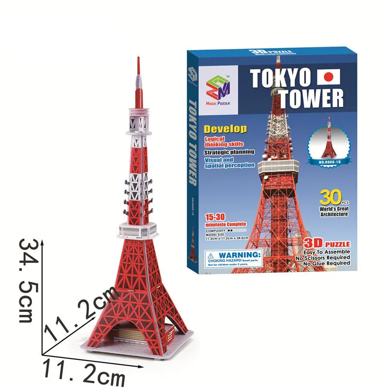 Puzzle 3D - Monument Du Monde