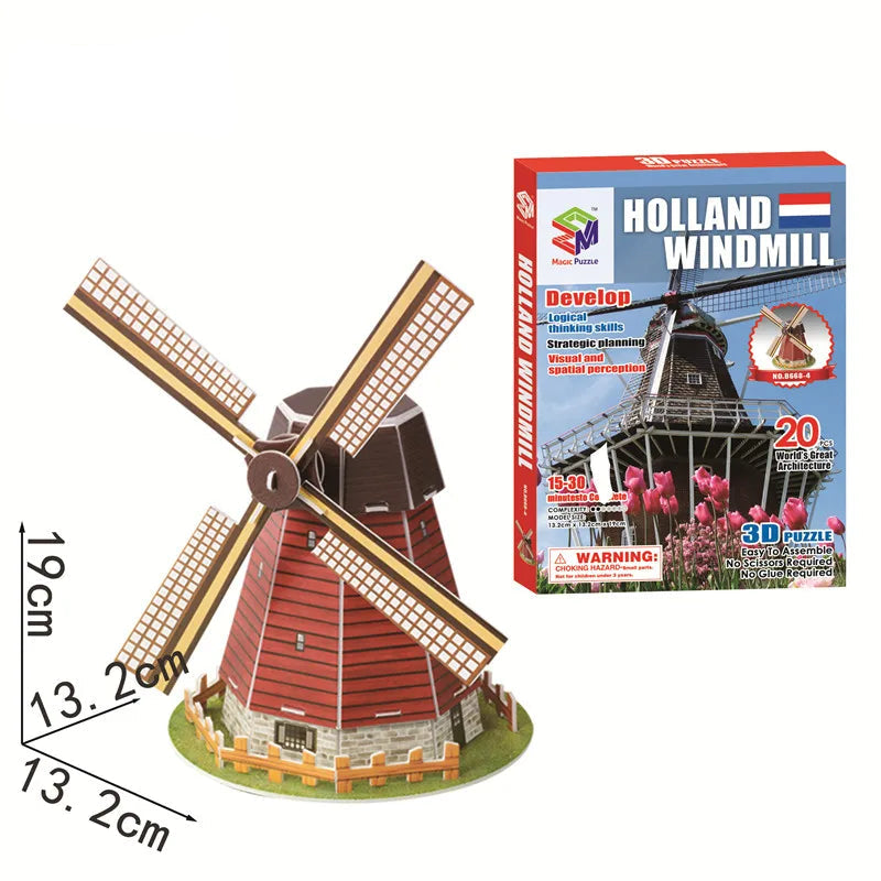 Puzzle 3D - Monument Du Monde