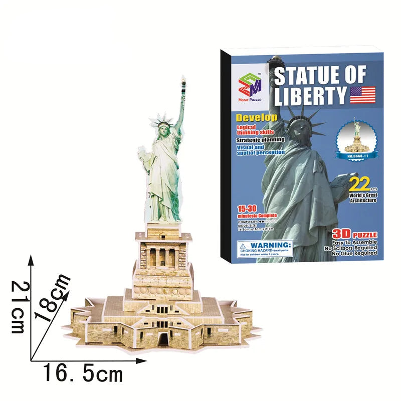 Puzzle 3D - Monument Du Monde