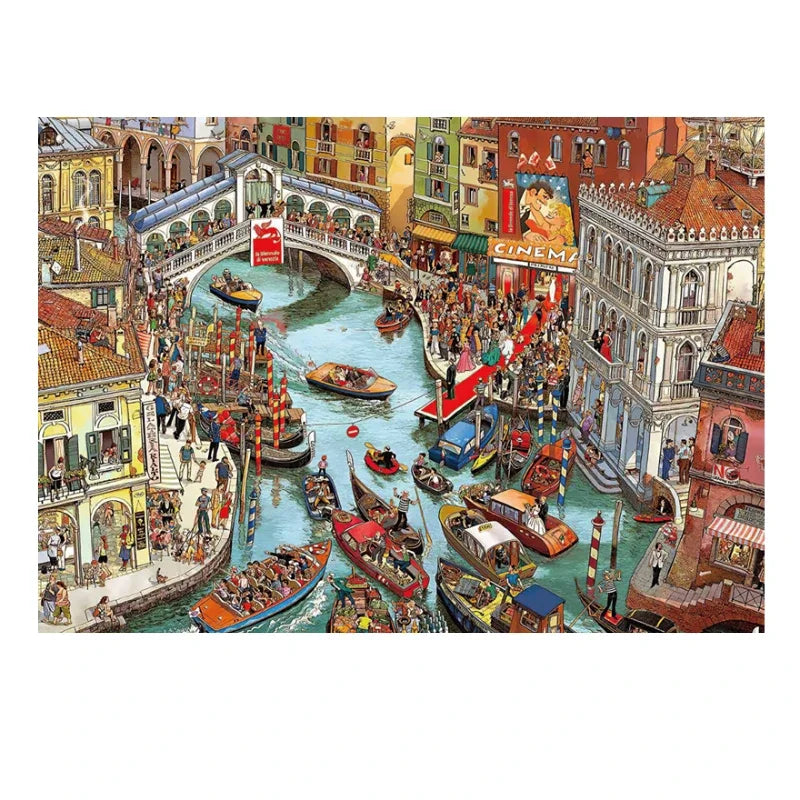 Puzzle 1000 pièces Le canal 