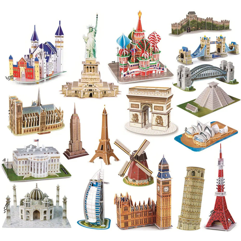 Puzzle 3D Monument Du Monde