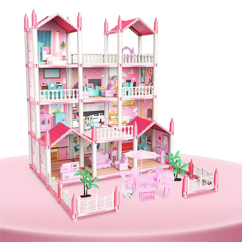 Maison De poupée Rose