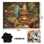 Puzzle 1000 pièces - Maison aux champignons (38x26cm)