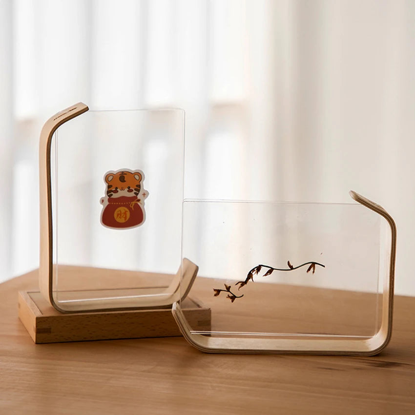 Cadre Transparent Bois