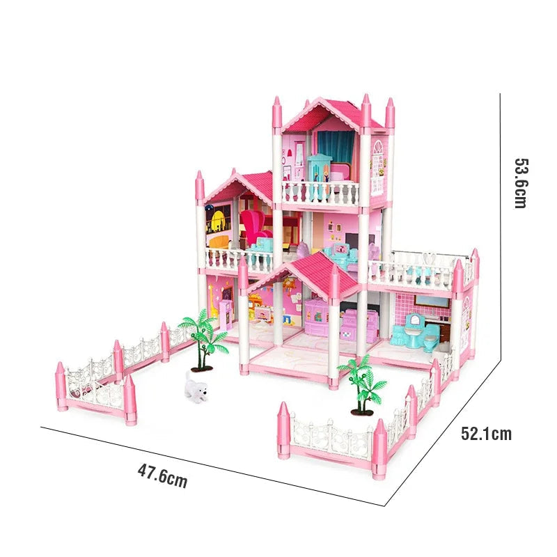 Maison De poupée Rose