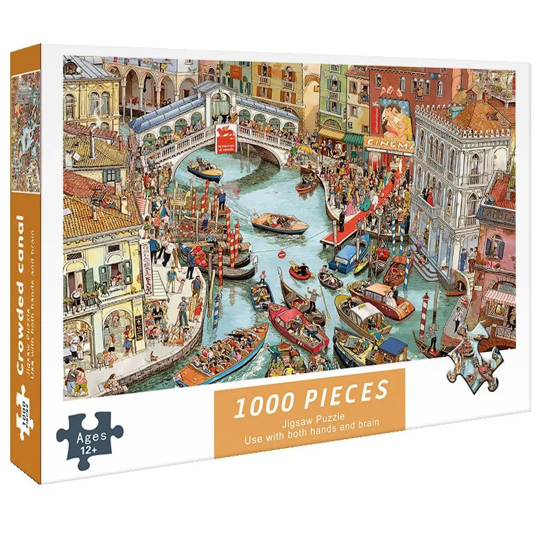 Puzzle 1000 pièces - Le canal (75x50cm)