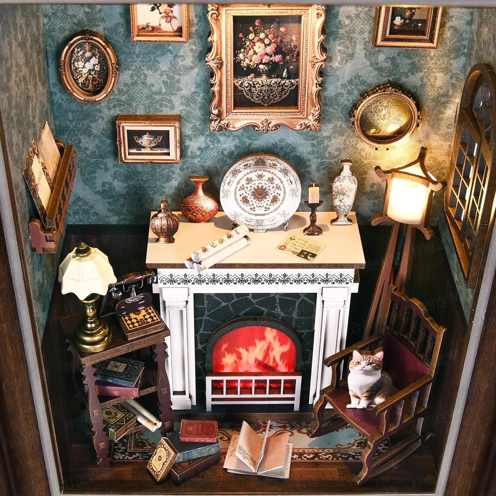 Cadre 3D - Cheminée