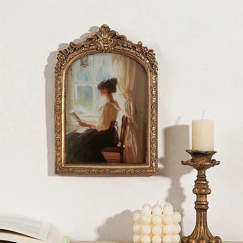 Cadre Doré Avec Moulure Vintage