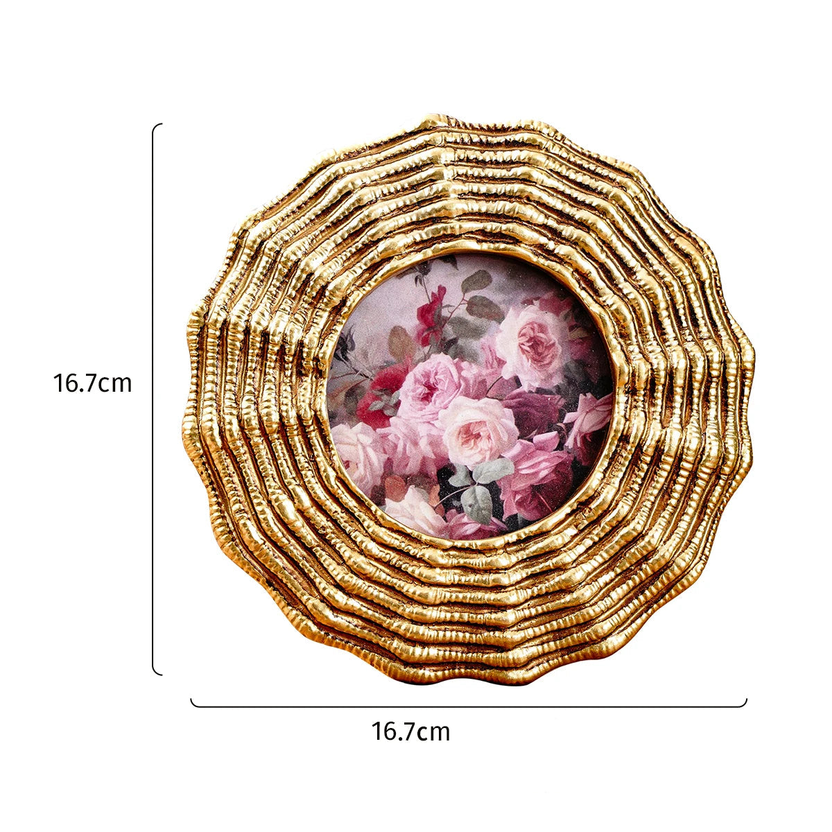 Cadre Avec Moulures Dorées Rétro