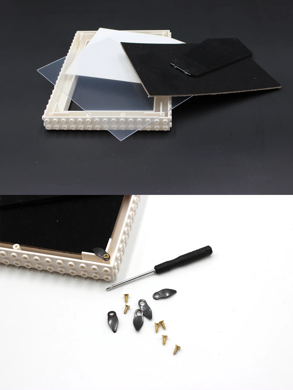 Cadre - Blocs colorés