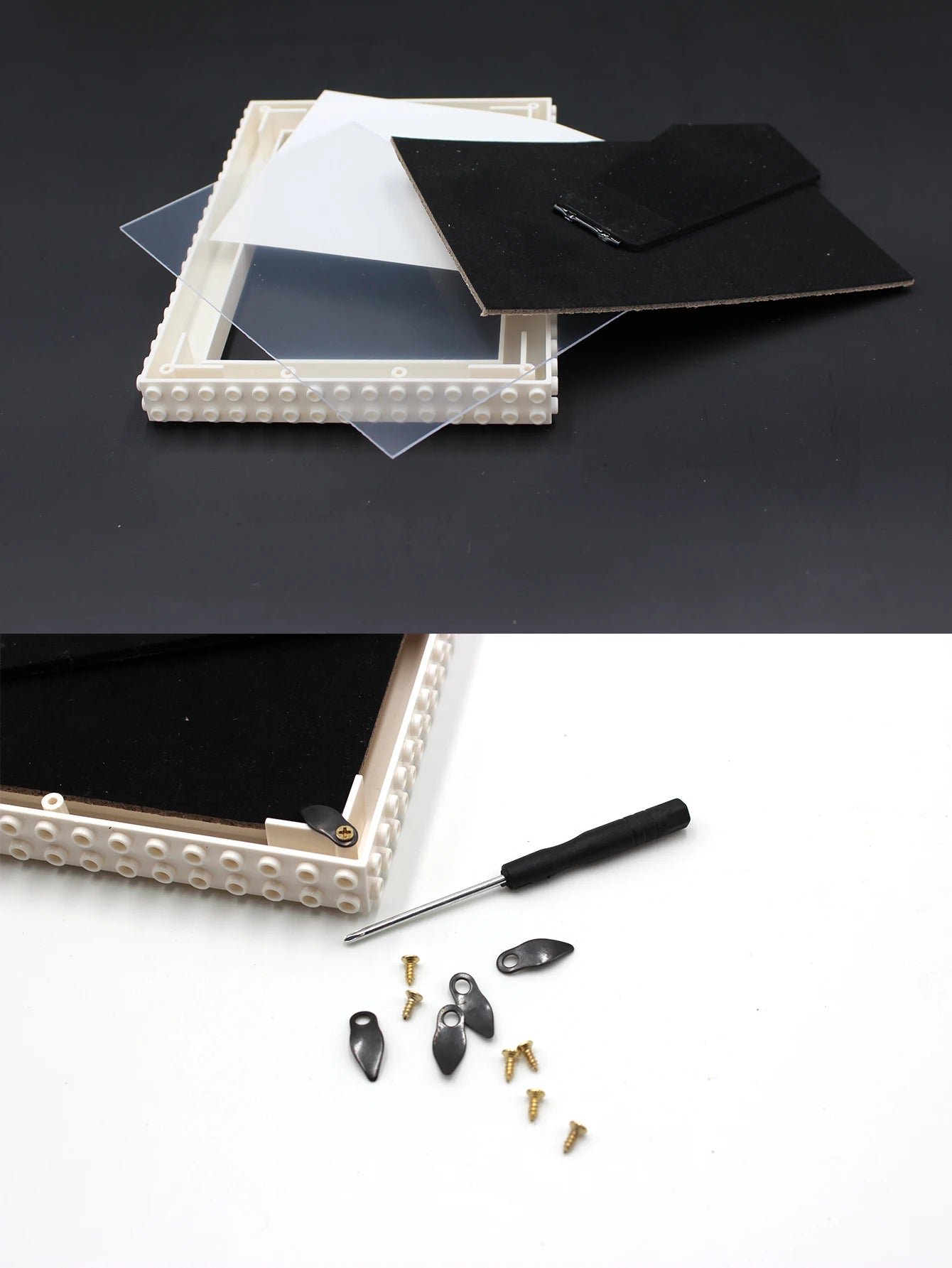 Cadre - Blocs colorés