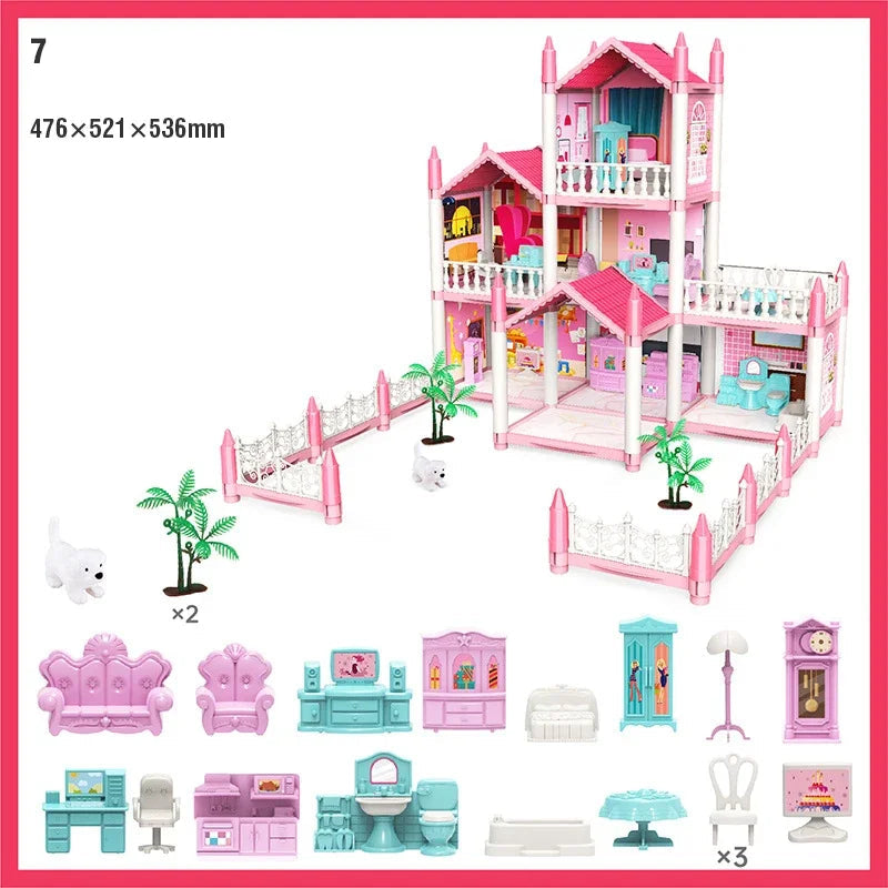 Maison De poupée Rose