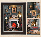 Cadre 3D - Cheminée