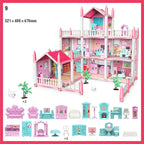 Maison De poupée Rose