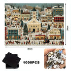 Puzzle 1000 Pièces - Village De Noël (38x26cm)