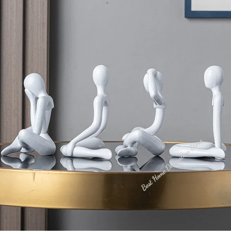 Statue Personnage Pensif