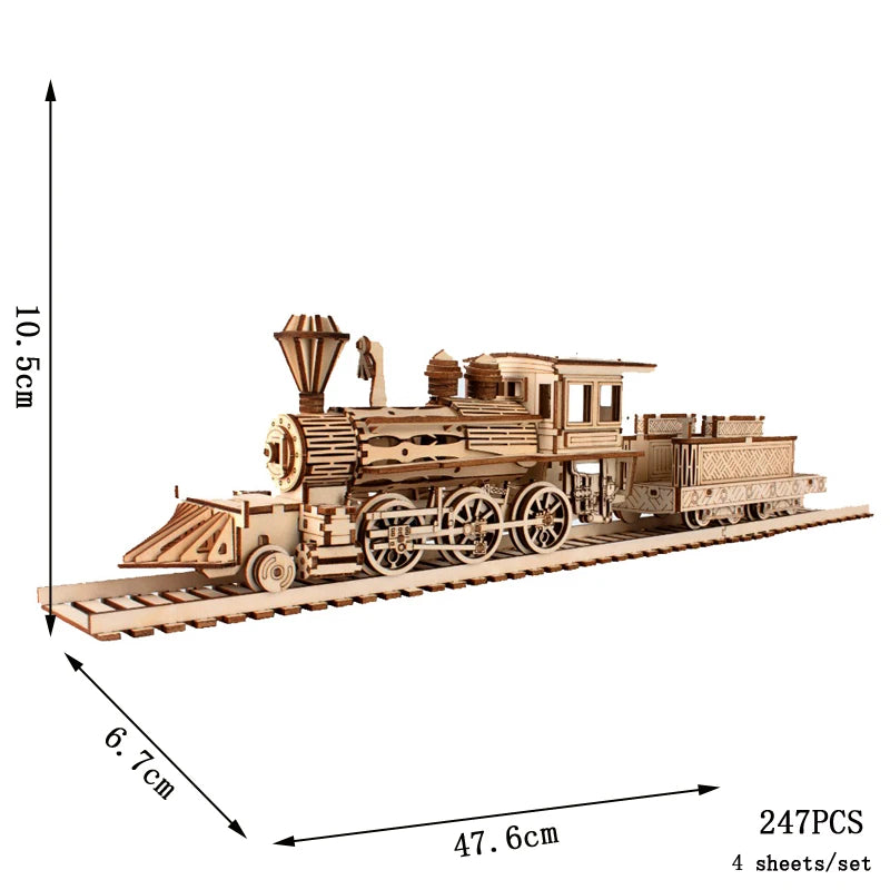 Puzzle 3D - Train Vintage