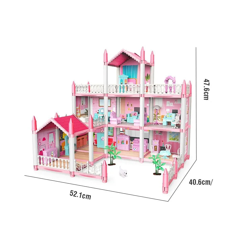 Maison De poupée Rose