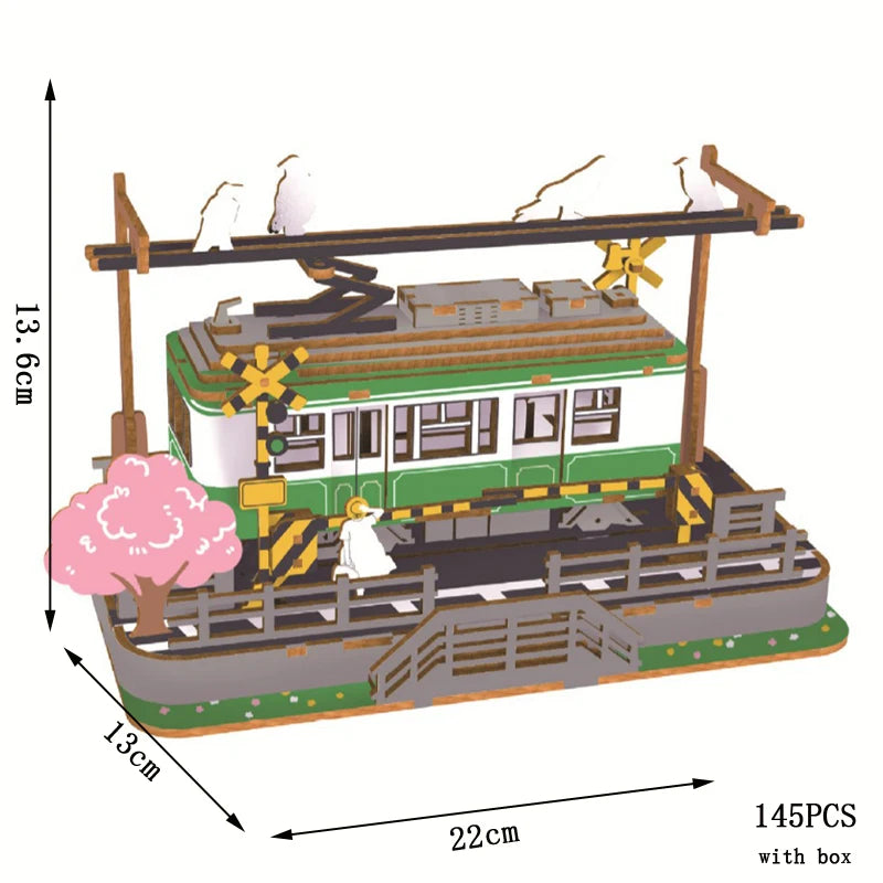 Puzzle 3D - Train Vintage