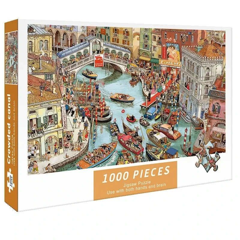 Puzzle 1000 pièces - Le canal (75x50cm)