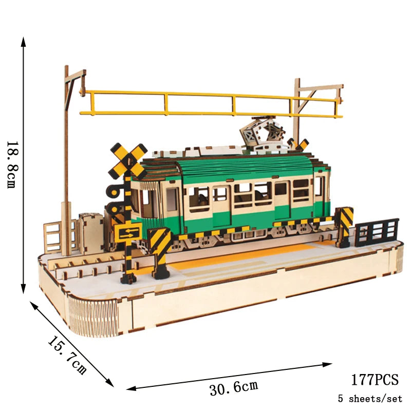 Puzzle 3D - Train Vintage