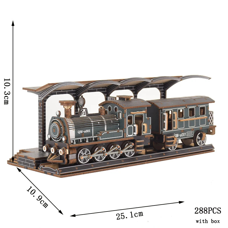 Puzzle 3D - Train Vintage